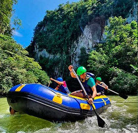 Excursión a Santorini y Rafting